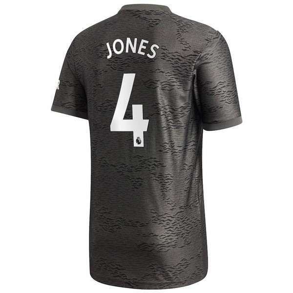 Camiseta Manchester United NO.4 Jones Replica Segunda Ropa 2020/21 Negro